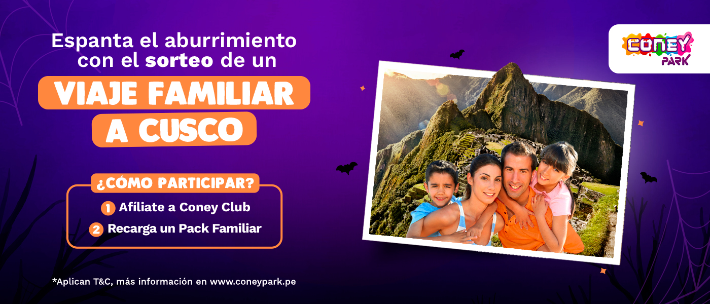 Gana un Paquete Familiar a Cusco – Octubre
