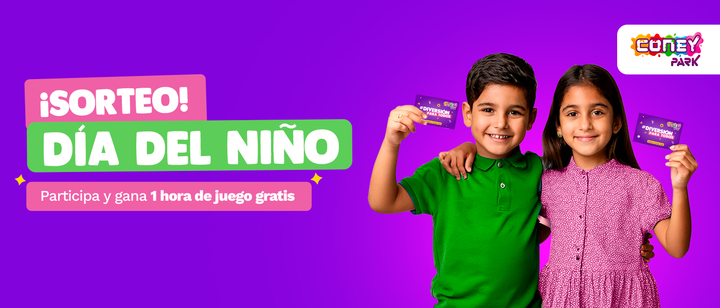 SORTEO: ¡Celebra el día del niño en Coney Park!