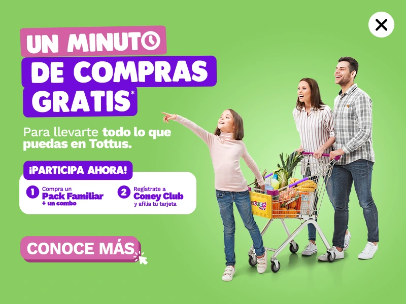 Un minuto de compras gratis