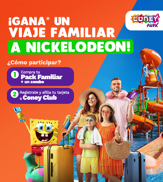 Gánate un viaje familiar a Nickelodeon