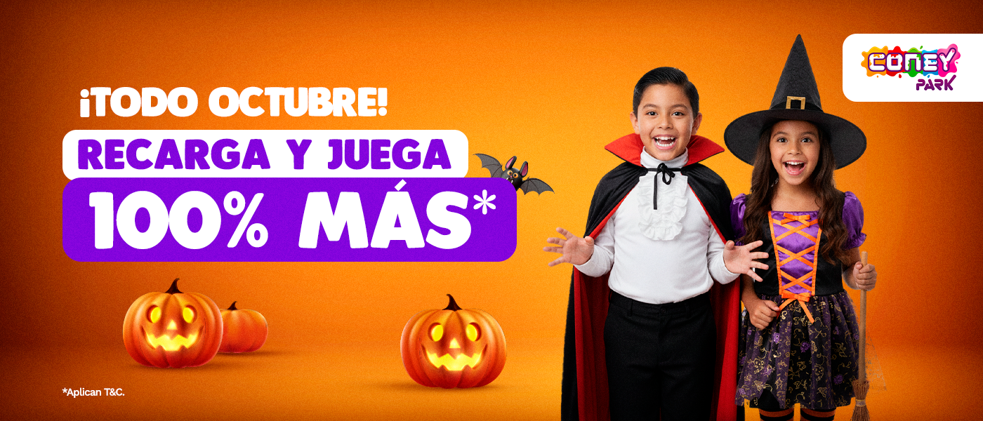 Promo Halloween : ¡Duplicamos tus recargas!🎃🎃